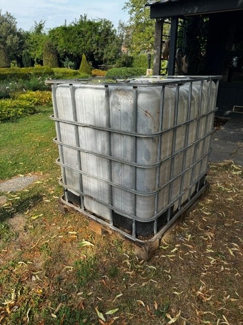 IBC container, Tuin en Terras, Regentonnen, Kunststof, Gebruikt, Met kraantje, 150 liter of meer