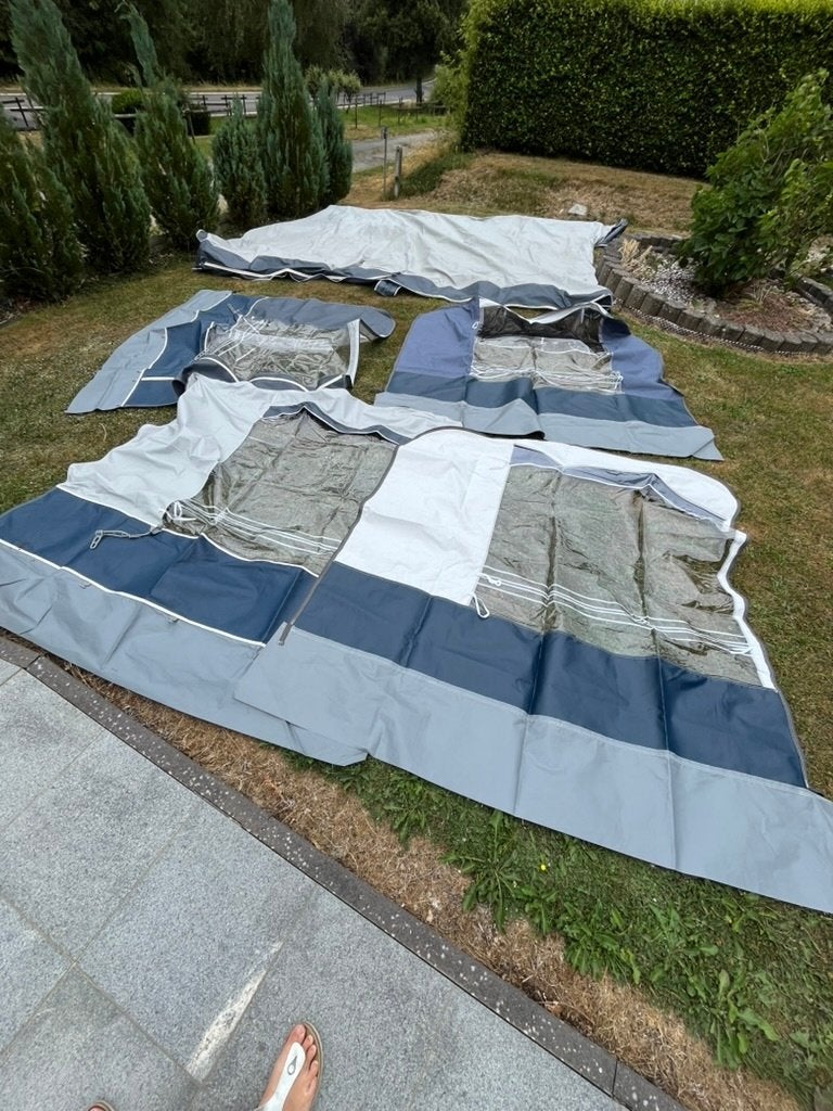 Auvent Dorema Lugano, Caravanes & Camping, Auvents, Enlèvement, Utilisé, Dorema