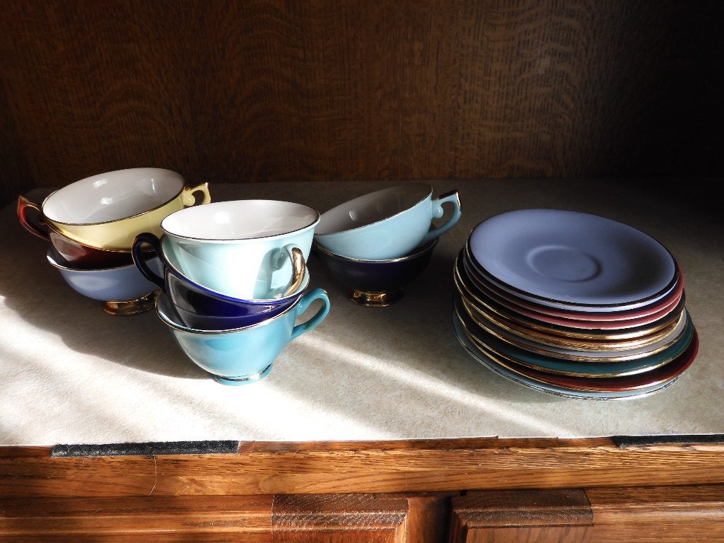 Tasses anciennes, Comme neuf, Enlèvement, Classique, Porcelaine