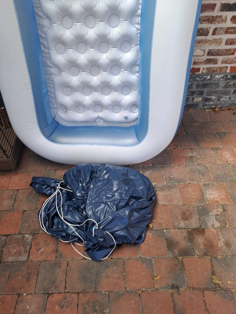 Zwembadje, Tuin en Terras, Ophalen, Zo goed als nieuw, Opblaaszwembad