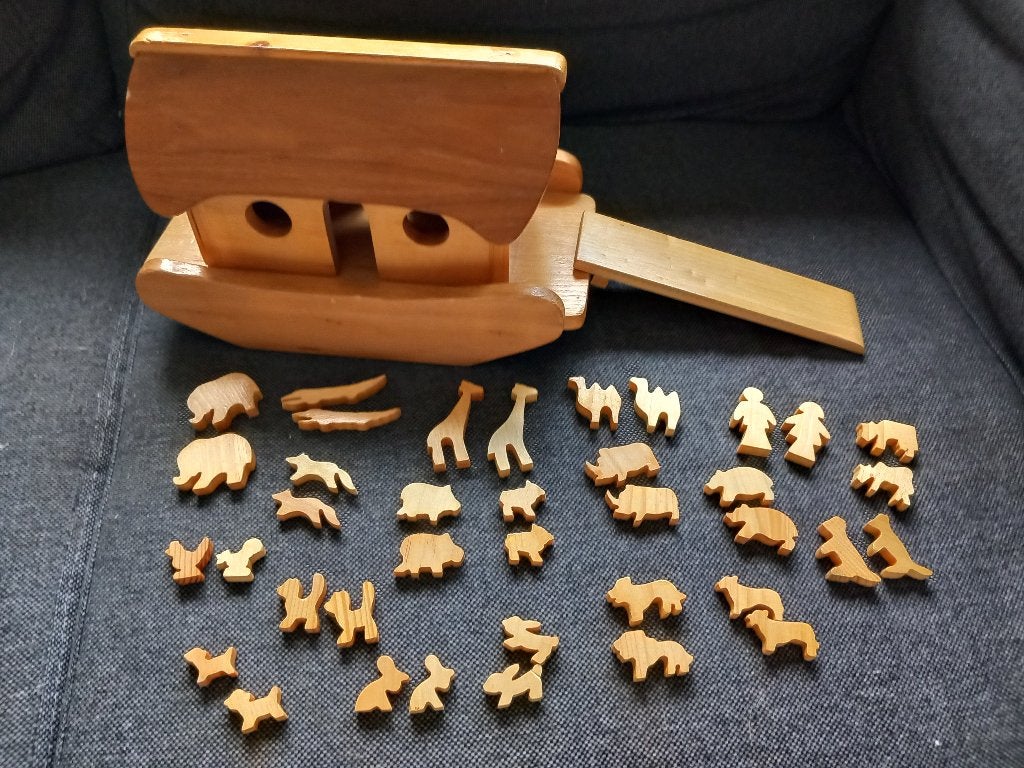 Houten Ark van Noach, Ophalen, Gebruikt
