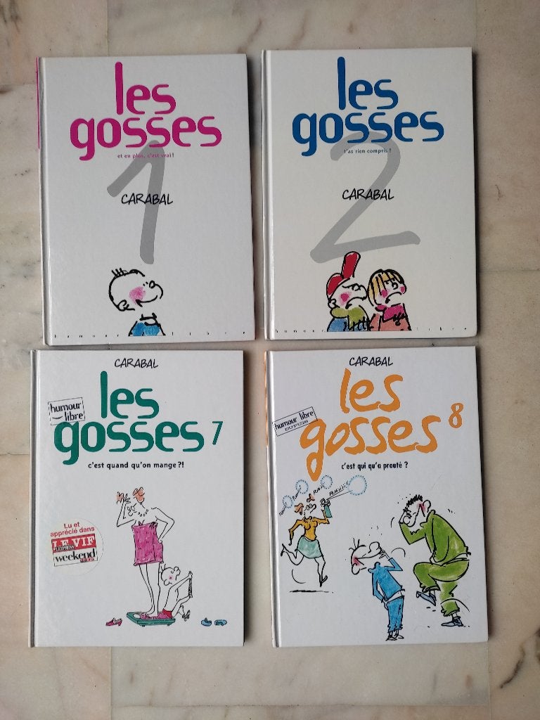 Les Gosses : Tomes 1, 2, 7, 8, 12, 13, 14 et 16 (E.O)., Série complète ou Série, Enlèvement ou Envoi, Comme neuf, Carabal