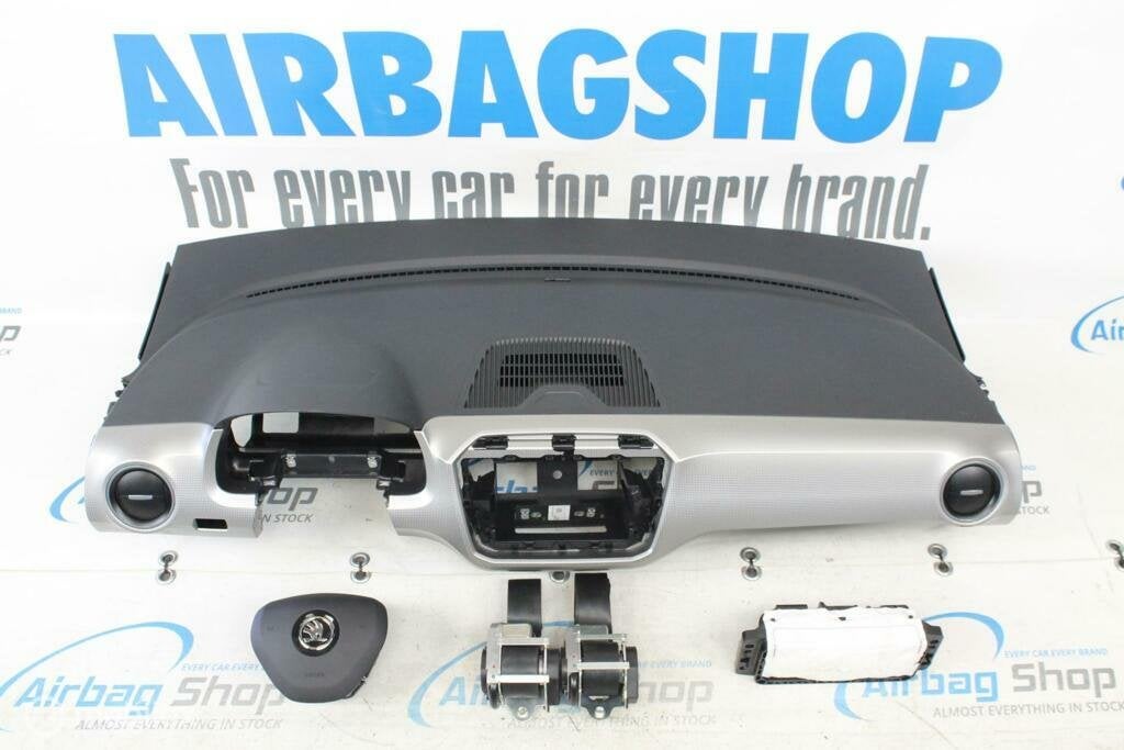 Airbag set Dashboard zwart/zilver Skoda Citigo 2012-heden, Gebruikt, Ophalen of Verzenden