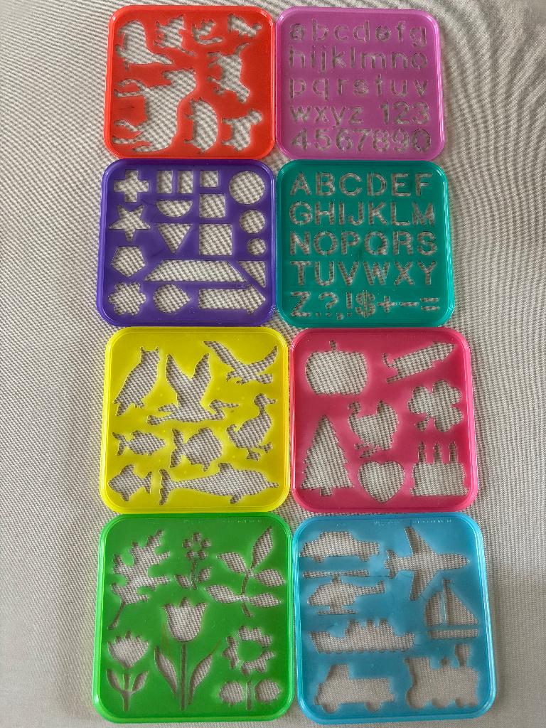 8 sjablonen Tupperware-tuppertoys zo goed als nieuw, Ophalen, Zo goed als nieuw, Overige typen