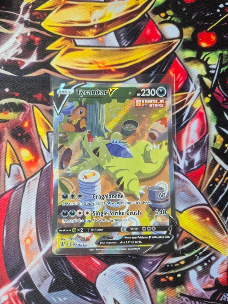 Tyranitar V alt art, Ophalen of Verzenden