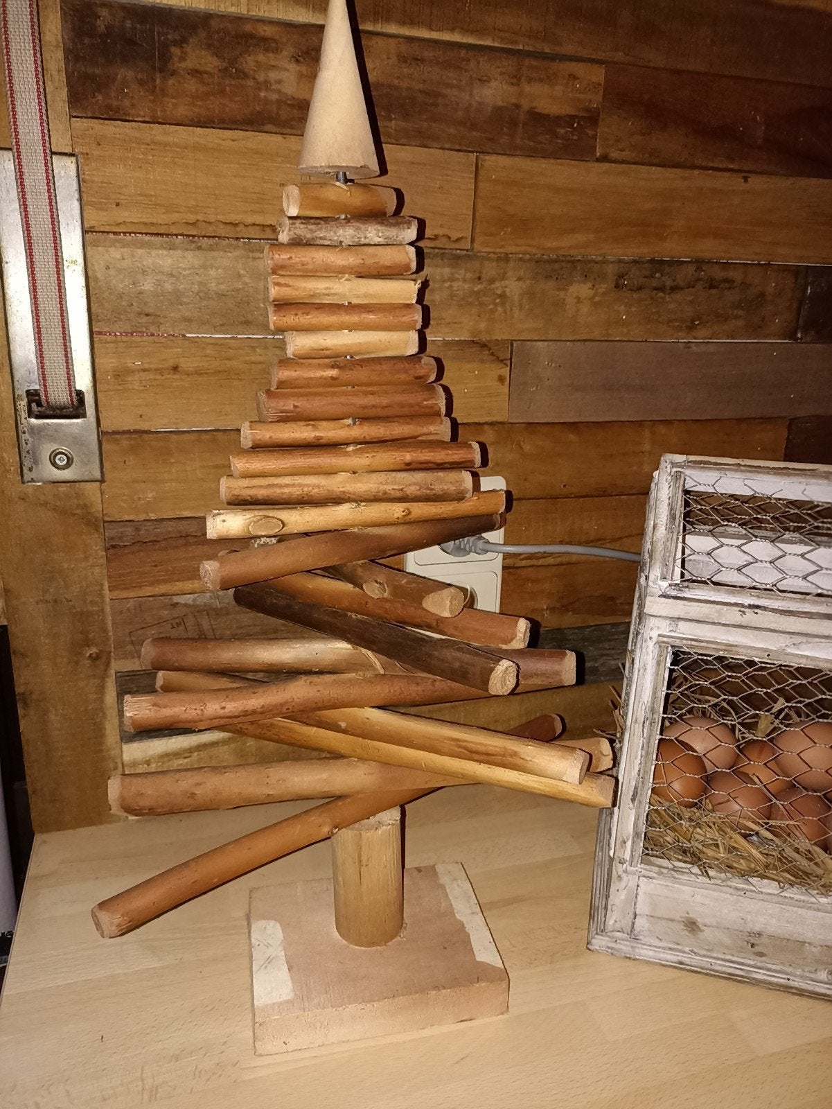 sapin de Noël en bois 60cm, Enlèvement ou Envoi