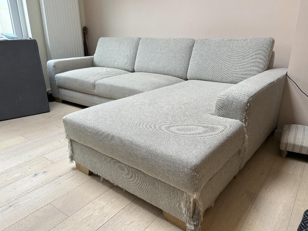 salon zetel, Ophalen, 250 tot 300 cm, Gebruikt, Hoekbank