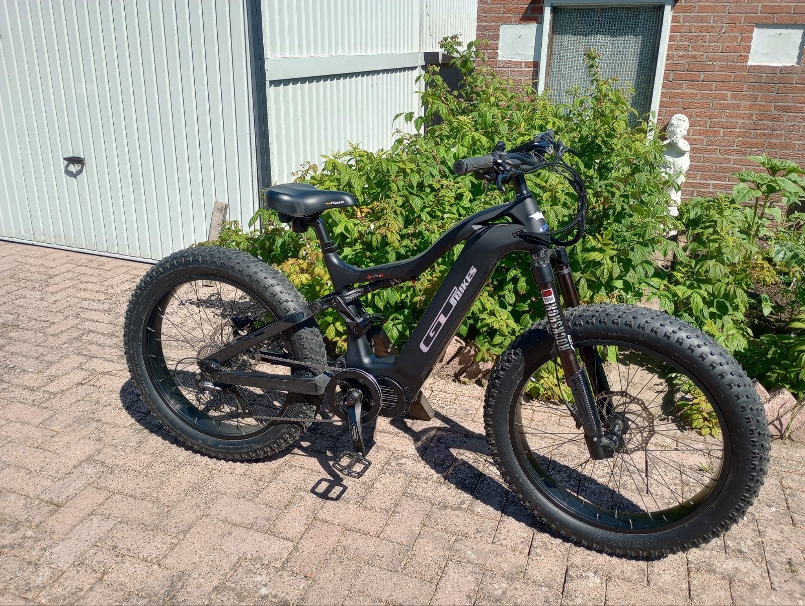 Fully carbon mountainbike Bafang 1500 watt, Enlèvement, Comme neuf, 50 km par batterie ou plus
