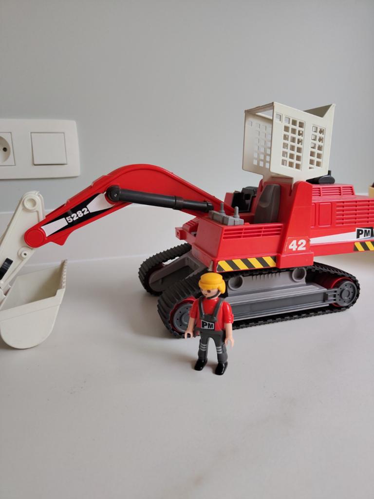 Playmobil Grote graafmachine – 5282, Ophalen