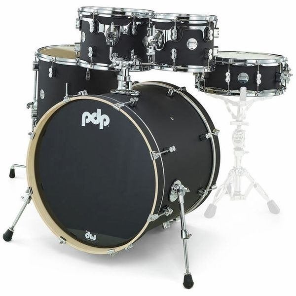 PDP concept maple 5 mat zwart + hardware en cymbalen nieuw, Musique & Instruments, Enlèvement, Neuf, Autres marques