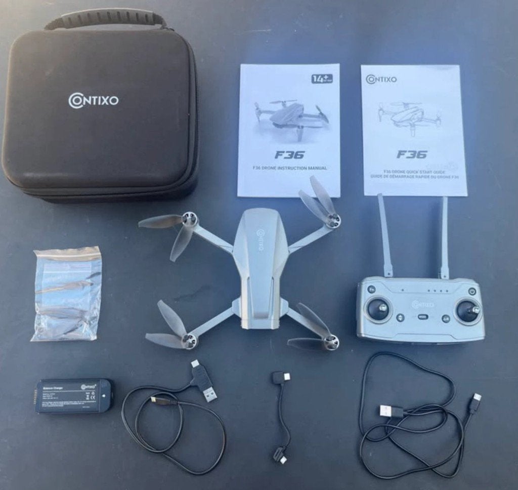Drone GPS Contixo F36 4K, TV, Hi-fi & Vidéo, Drone avec caméra, Enlèvement ou Envoi, Retour au point de départ, Qualité supérieure