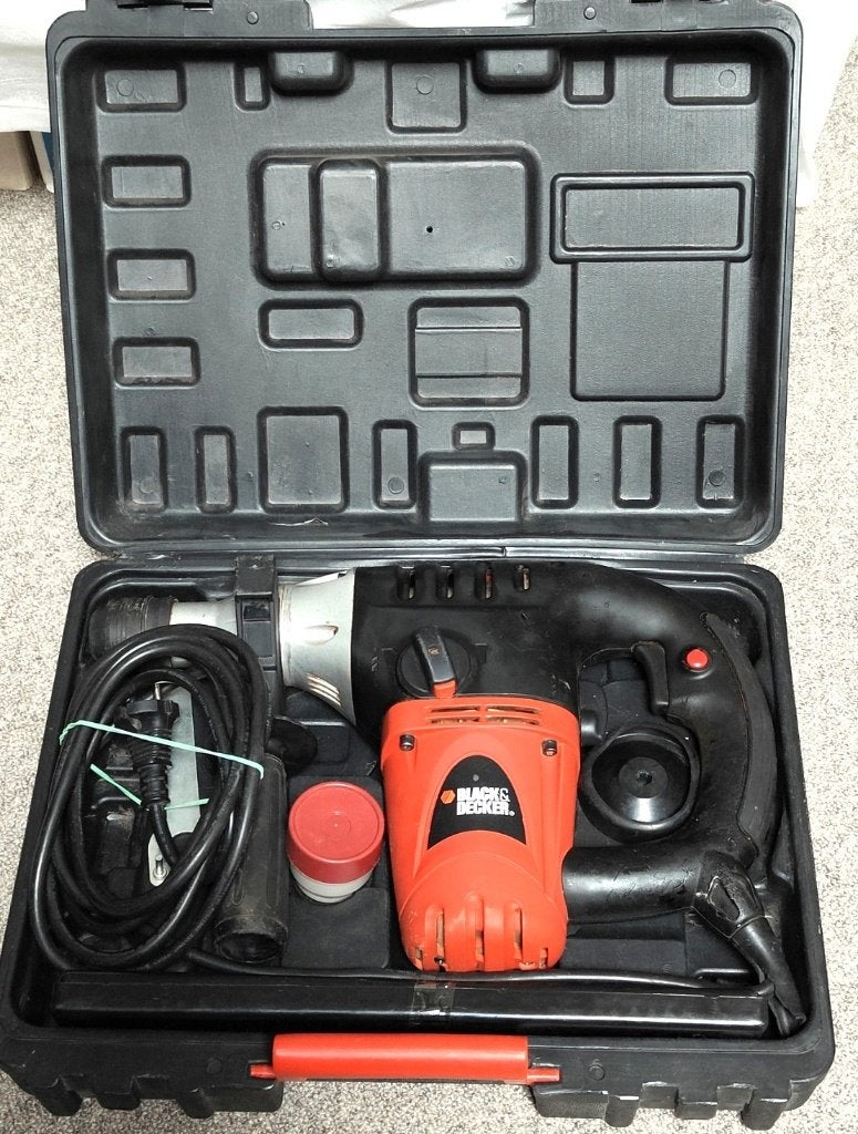Black & Decker elektrische pneumatische boorhamer, Ophalen, 600 watt of meer, Boor- en/of Breekhamer, Zo goed als nieuw