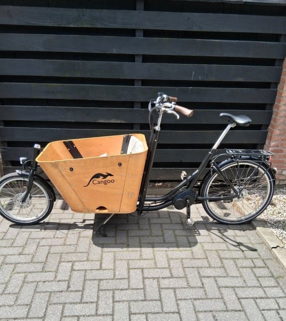 Cangoo elektrische Bakfiets bakfiets met nieuwe accu!, Fietsen en Brommers, Ophalen, 2 kinderen, Elektrisch