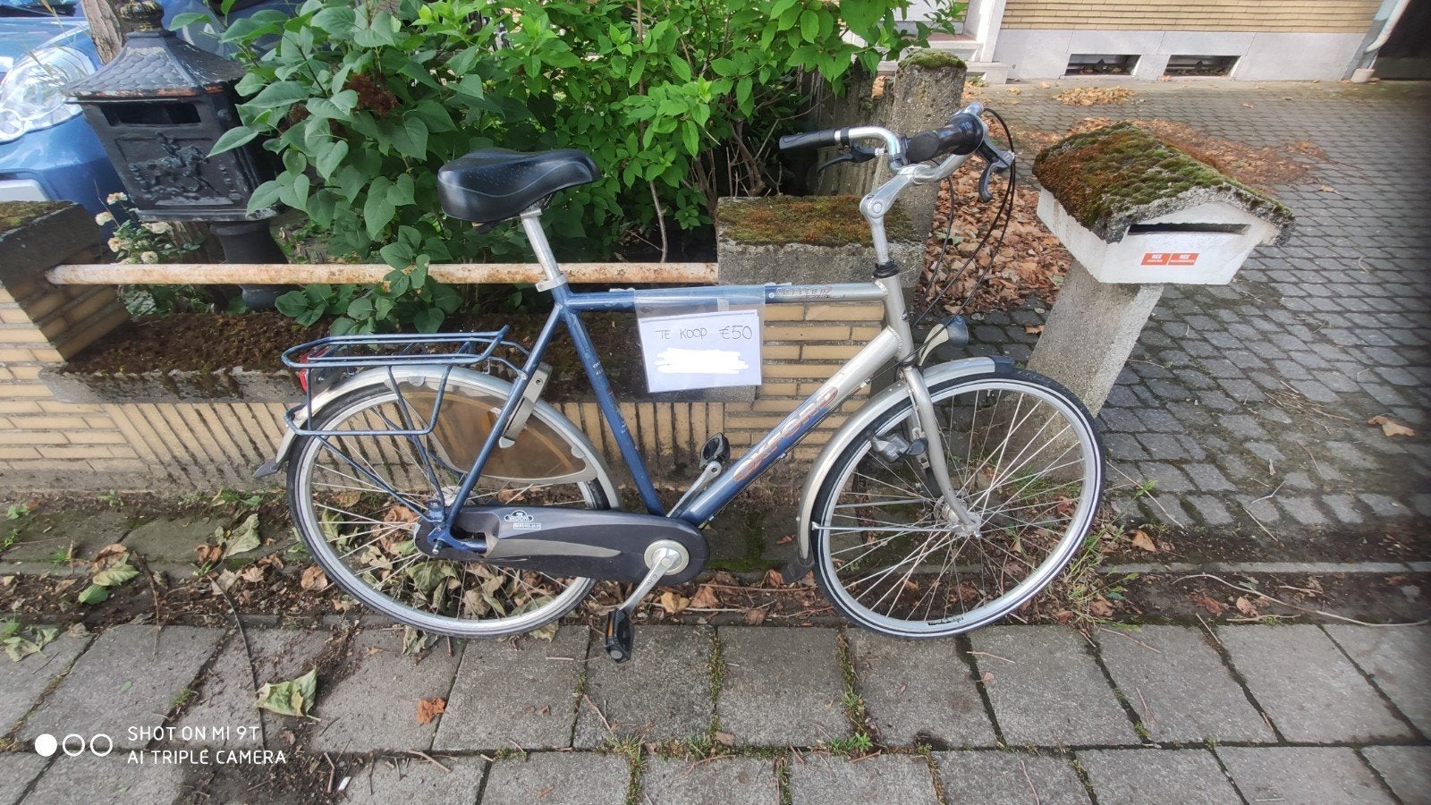 Oxford mannenfiets, Enlèvement