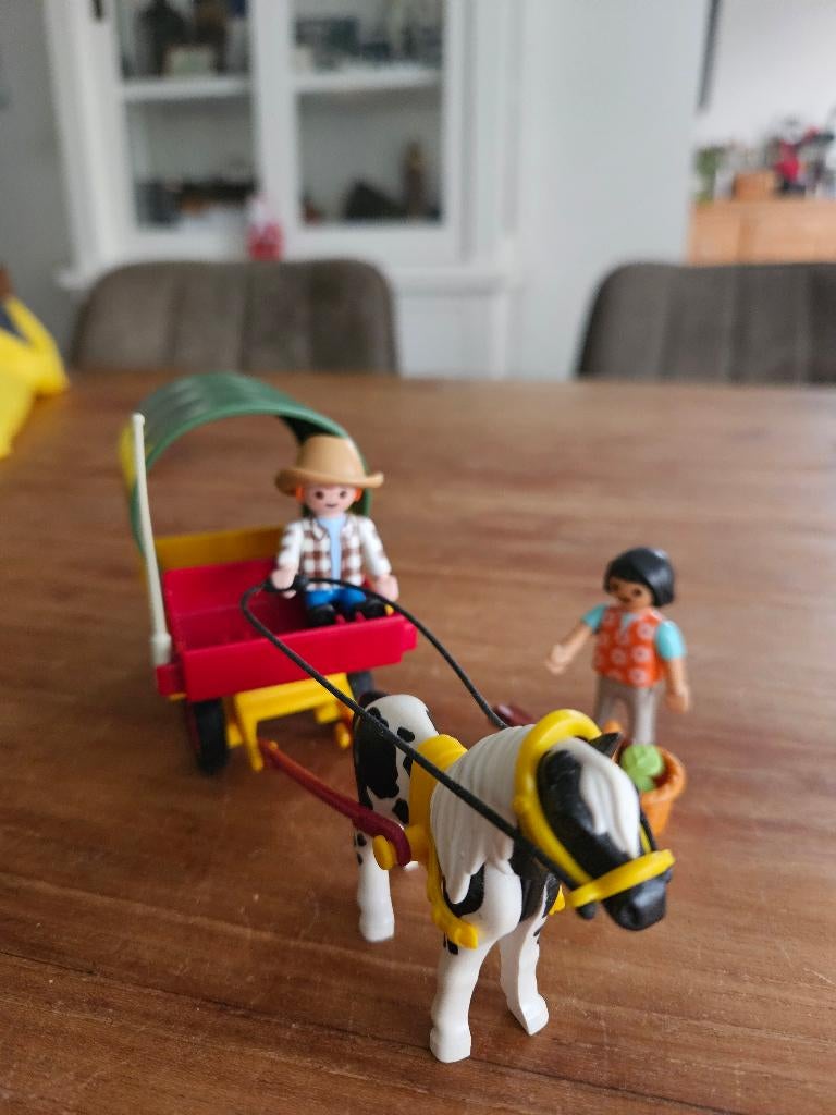 Playmobil Huifkar 6978 / 5686, Ophalen of Verzenden, Zo goed als nieuw