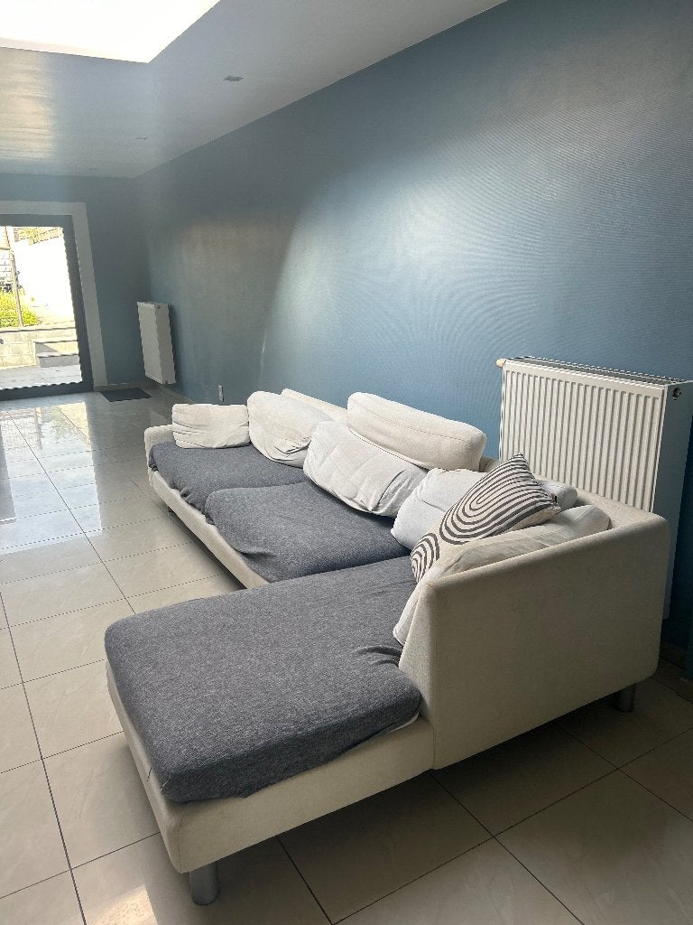 Zetel, Huis en Inrichting, Zetels | Zetels, Ophalen, Gebruikt, 125 tot 150 cm, Hoekbank