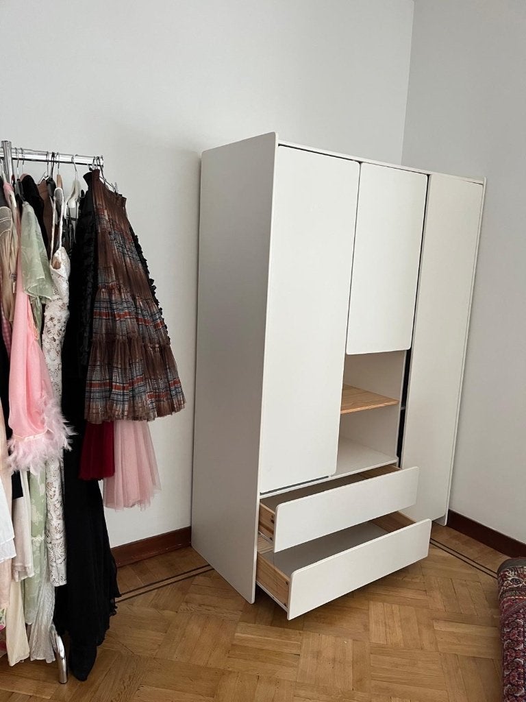 Armoire, Maison & Meubles, Pin, 100 à 150 cm, Utilisé, Avec tiroir(s)