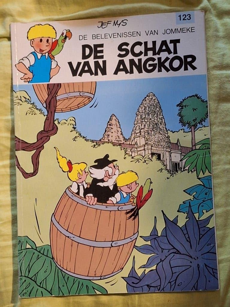Jommeke 123: de schat van Angkor, Une BD, Enlèvement ou Envoi, Comme neuf