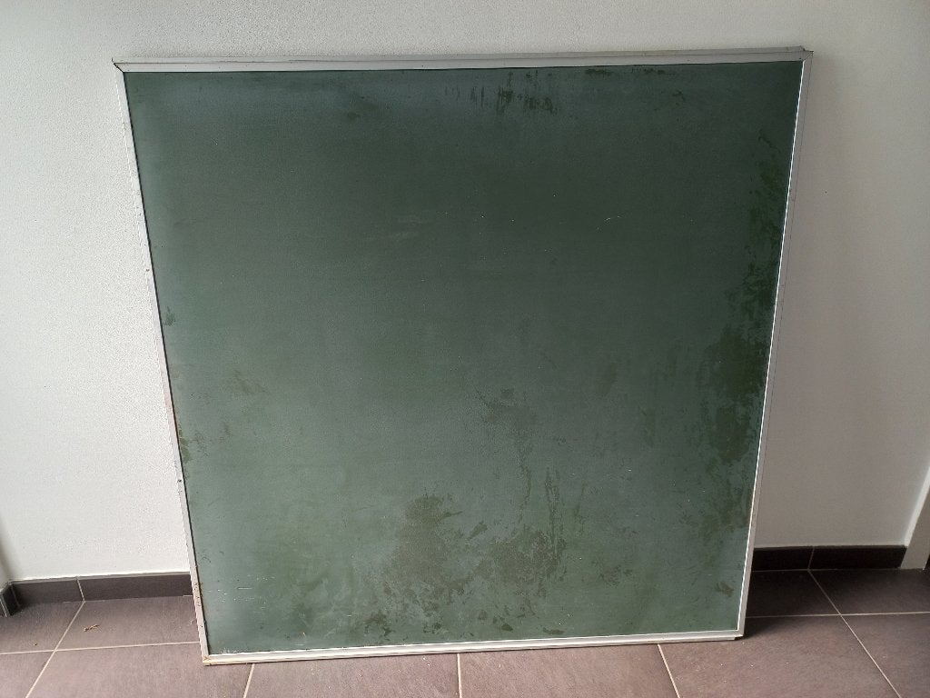 Schoolbord krijt 2 zijpanelen, Divers, Tableaux noirs, Enlèvement, Utilisé, Tableau noir