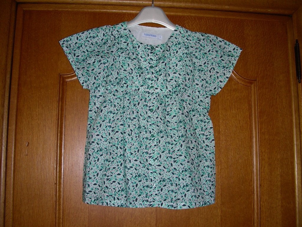 Zomerbloesje, merk : Filou, maat 9 jaar, 134 (prima staat), Kinderen en Baby's, Kinderkleding | Maat 134, Meisje, Overhemd of Blouse