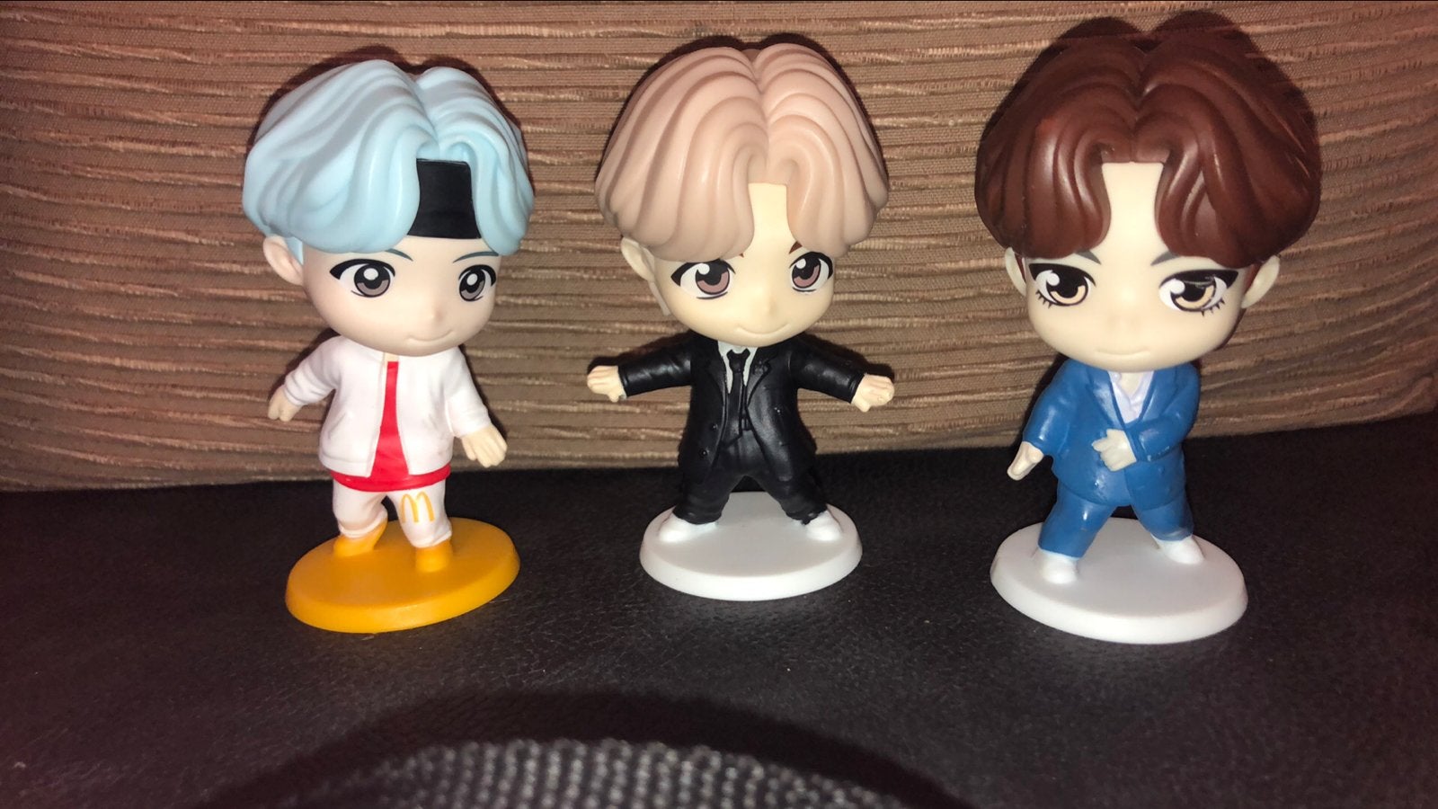 3 figurines BTS K-Pop Mc Donalds 2025 1,5€/1