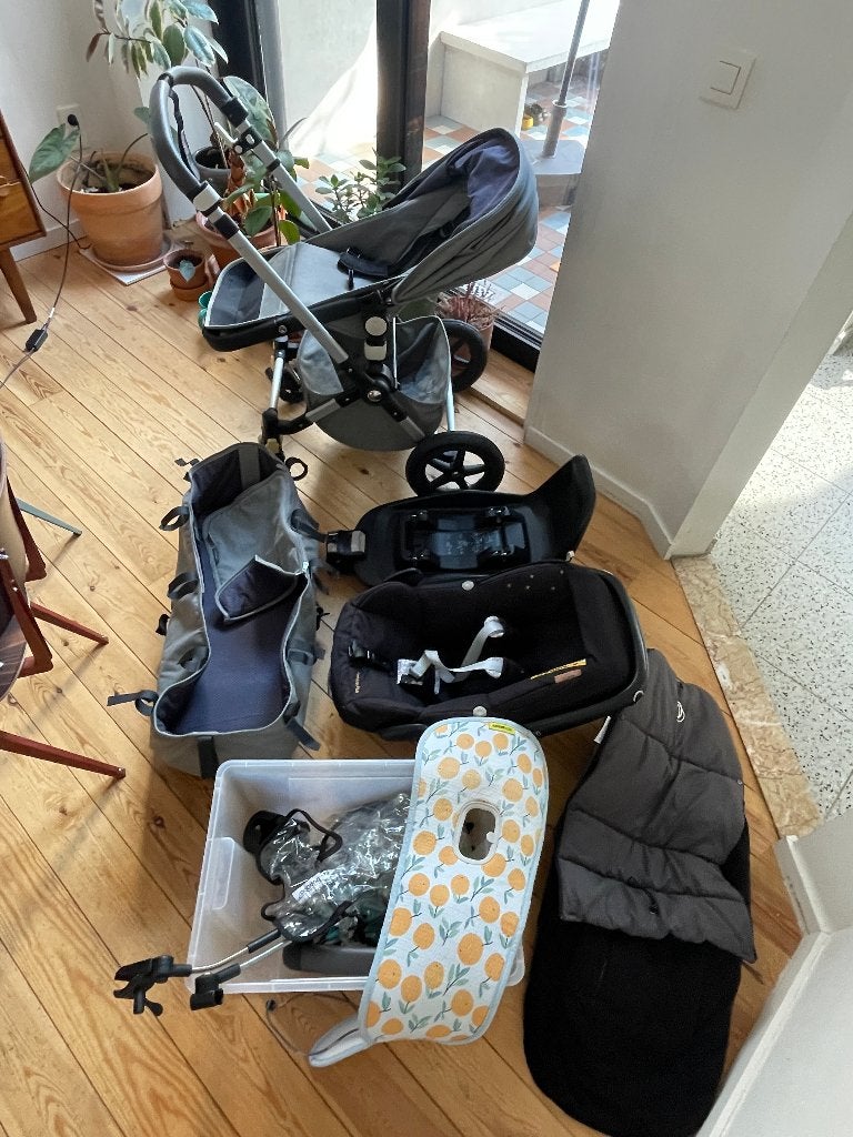 Bugaboo Cameleon set + maxi cosi + family Fix + accessoires, Enfants & Bébés, Poussette combi, Pneus, Bugaboo, Enlèvement