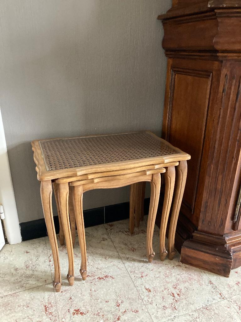 Bijzettafels, Huis en Inrichting, Minder dan 55 cm, Nieuw, Rechthoekig, Hout