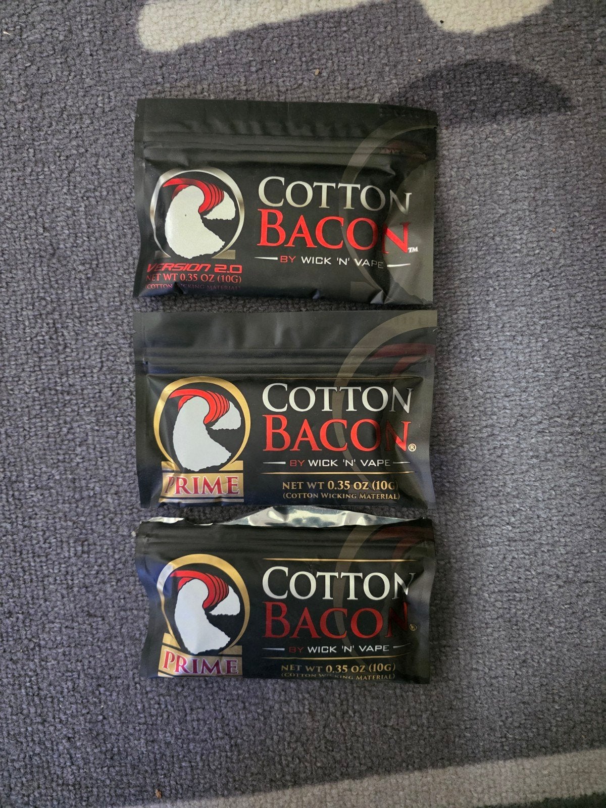 Cotton bacon wiek watten voor vape, Ophalen of Verzenden, Nieuw