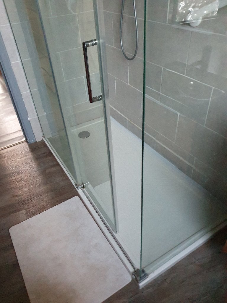 Douche italienne, Bricolage & Construction, Sanitaire, Enlèvement, Utilisé, Verre, Douche