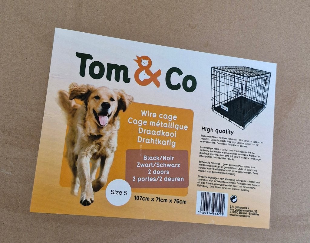 Cage pour chien, Neuf, Enlèvement, Chenil chien, 75 à 110 cm