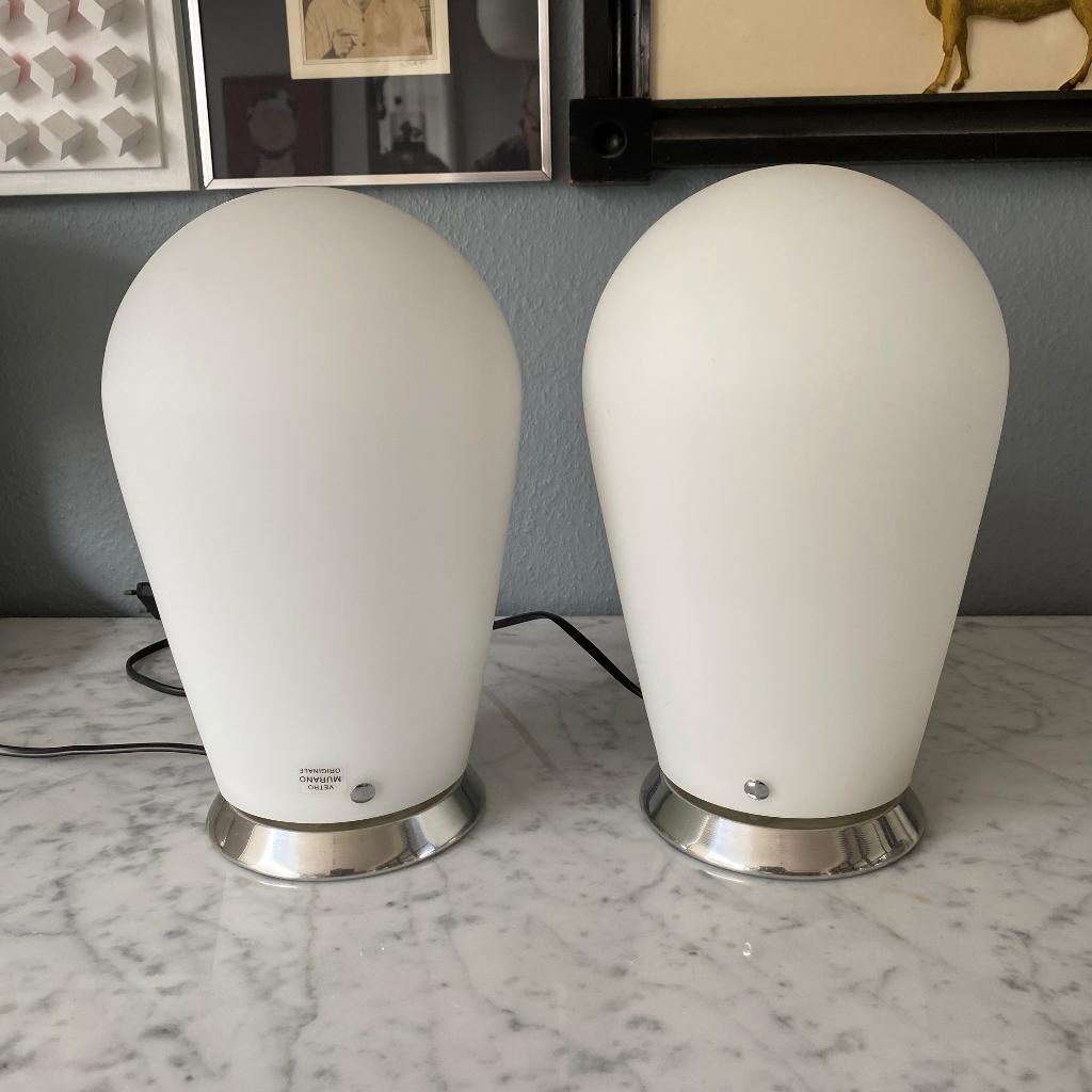 Paar Murano Italiaanse lampen Tre Ci Luce, Enlèvement