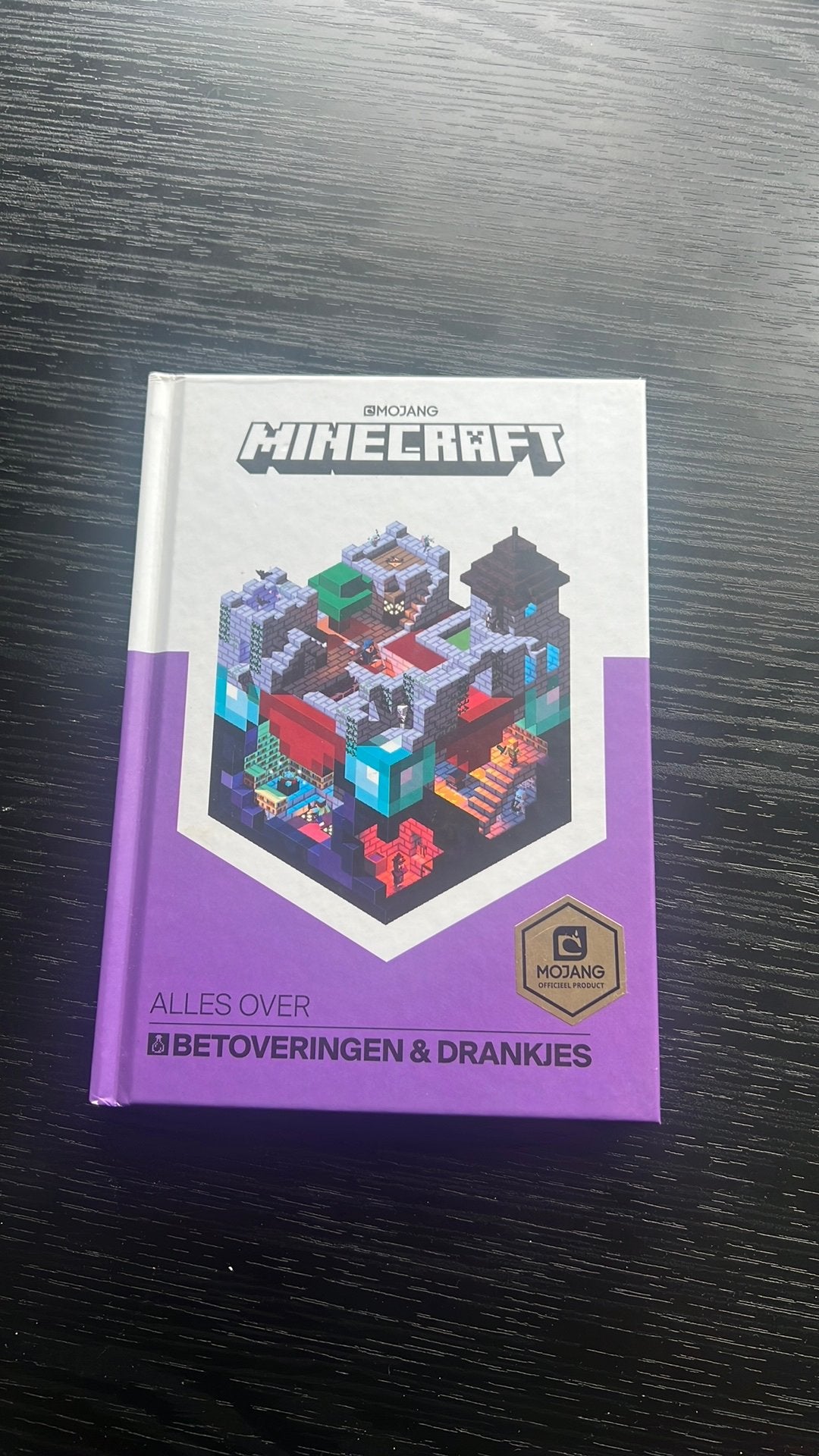 Minecraft - Alles over betoveringen en drankjes, Boeken, Hobby en Vrije tijd, Ophalen of Verzenden, Zo goed als nieuw