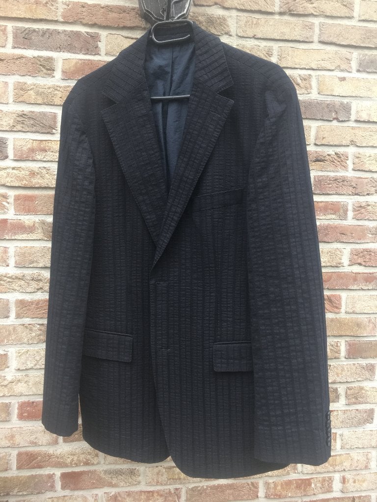 HEREN BLAZER HUGO BOSS 48/50 MARINE, Ophalen of Verzenden, Zo goed als nieuw, Hugo Boss, Maat 48/50 (M)