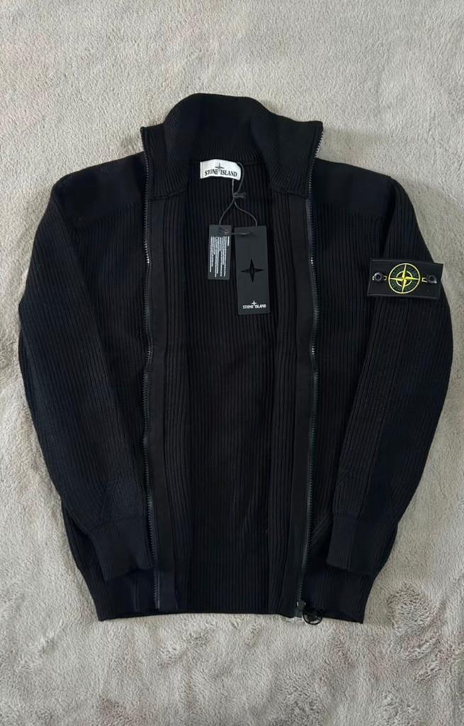 Pull stone island, Enlèvement ou Envoi, Porté, Taille 48/50 (M), Noir