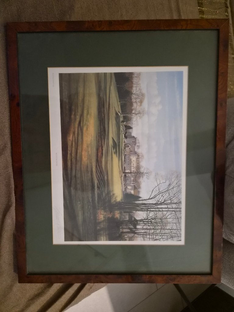 lithographie, Ophalen of Verzenden, Achter glas, Print