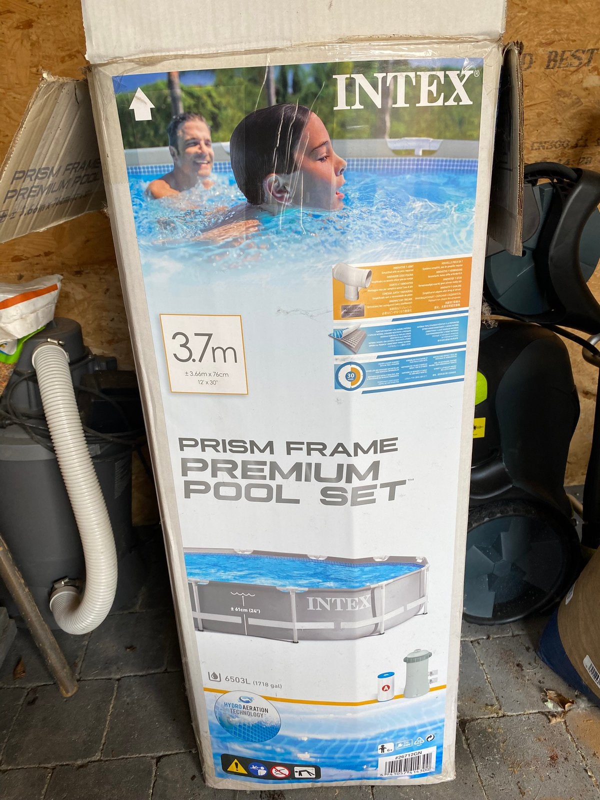 Piscine INTEX, Jardin & Terrasse, 200 à 400 cm, 300 cm ou plus, Rond, Enlèvement