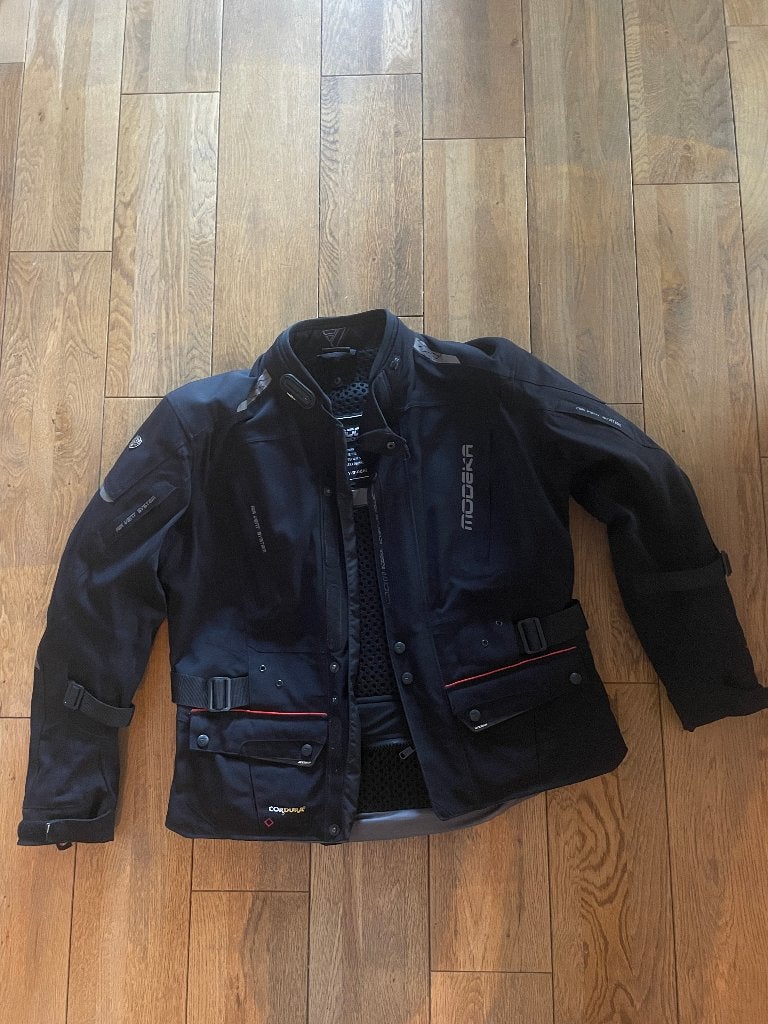 Ensemble veste L et pantalon M moto Modeka Viper Homme, Motoren, Kleding | Motorkleding, Overall, Heren, Tweedehands, Ophalen