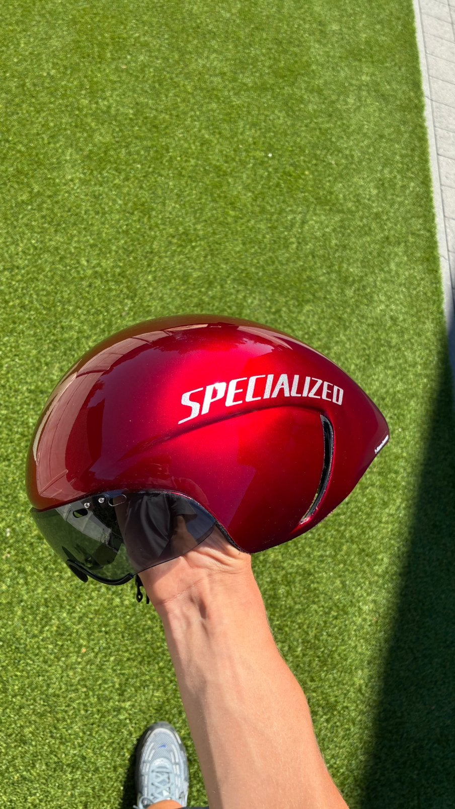 Specialized S-Works TT tijdrithelm XS/SM (51-56 cm), Fietsen en Brommers, Ophalen, Zo goed als nieuw, Overige maten, Heer of Dame