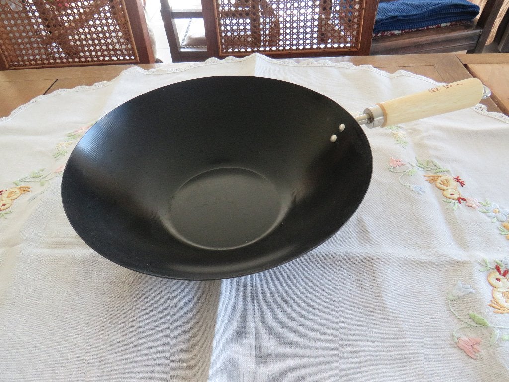 Poêle WOK, Maison & Meubles, Cuisine | Casseroles & Poêles, Enlèvement, Utilisé, Autres matériaux, Wok