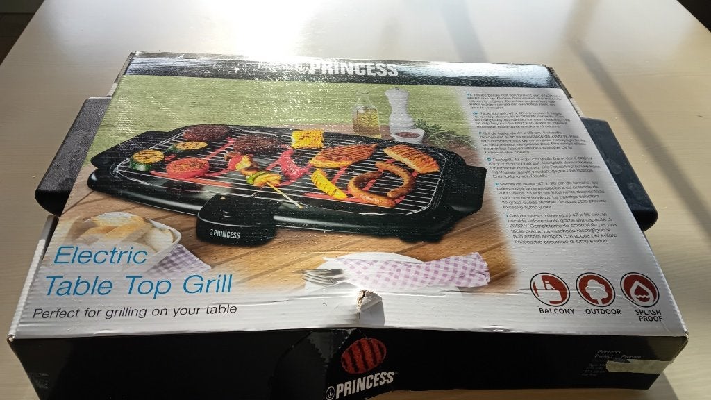 Elektrische barbecue tafelmodel  NIEUW, Tuin en Terras, Ophalen, Nieuw, Princess