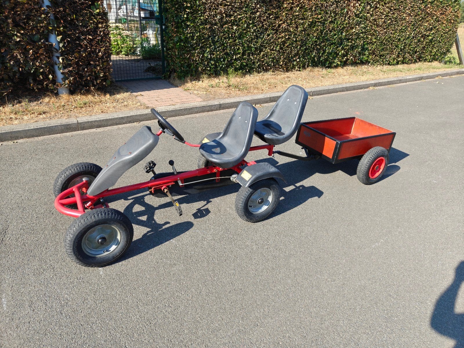 go kart kettler en aanhanger berg, Kinderen en Baby's, Speelgoed | Buiten | Skelters, Ophalen, Berg