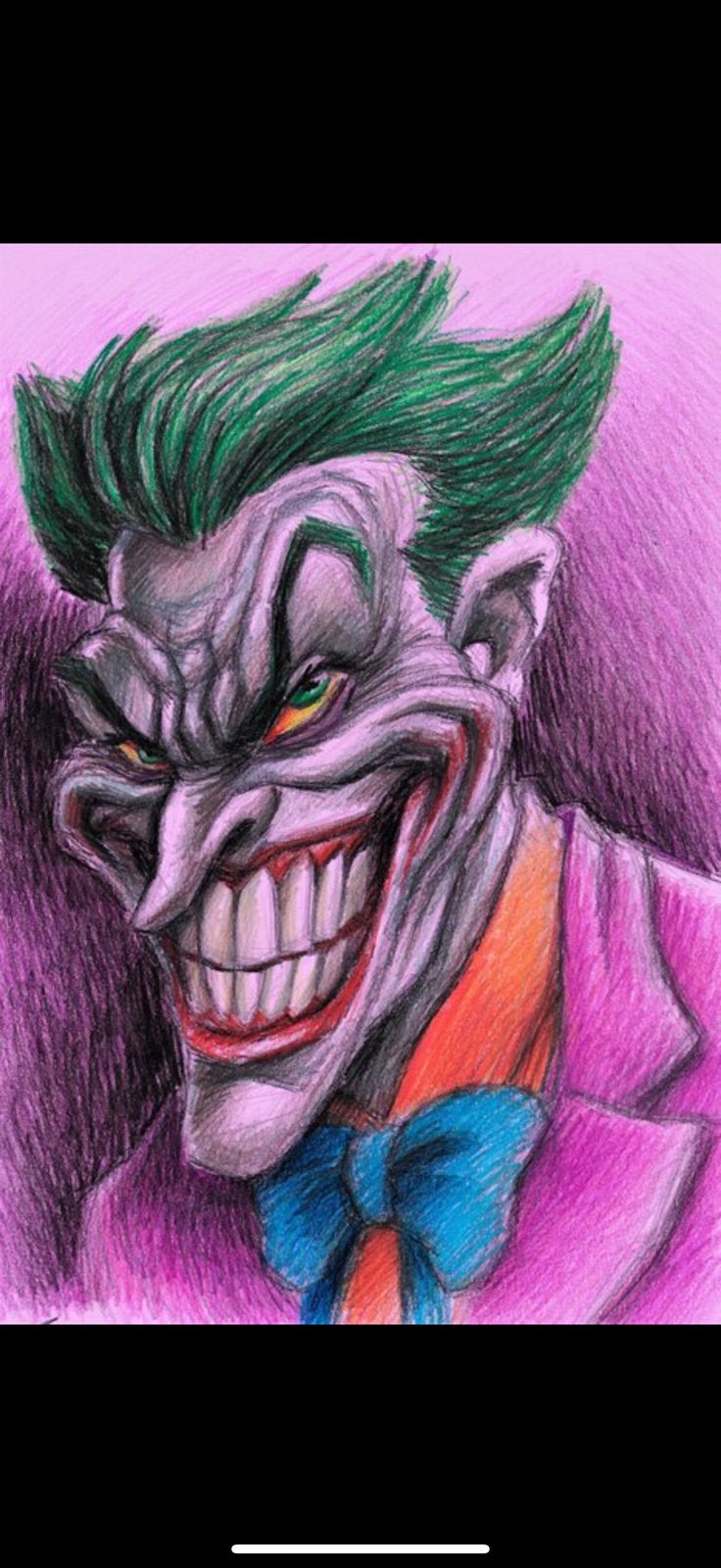 Original Joan Vizcarra — Le Joker — signé + COA, Antiquités & Art, Enlèvement ou Envoi, Dessin, Dessin au crayon, Signé