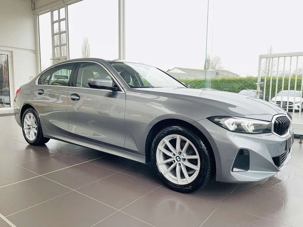 BMW 3 Serie 316 dA MHEV * GARANTIE + LED + GPS + CUIR *, Argent ou Gris, Achat, Noir, Occasion