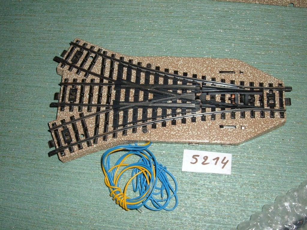 Marklin 5214 Aiguillage triple, Enlèvement ou Envoi, Utilisé, Rails, Märklin