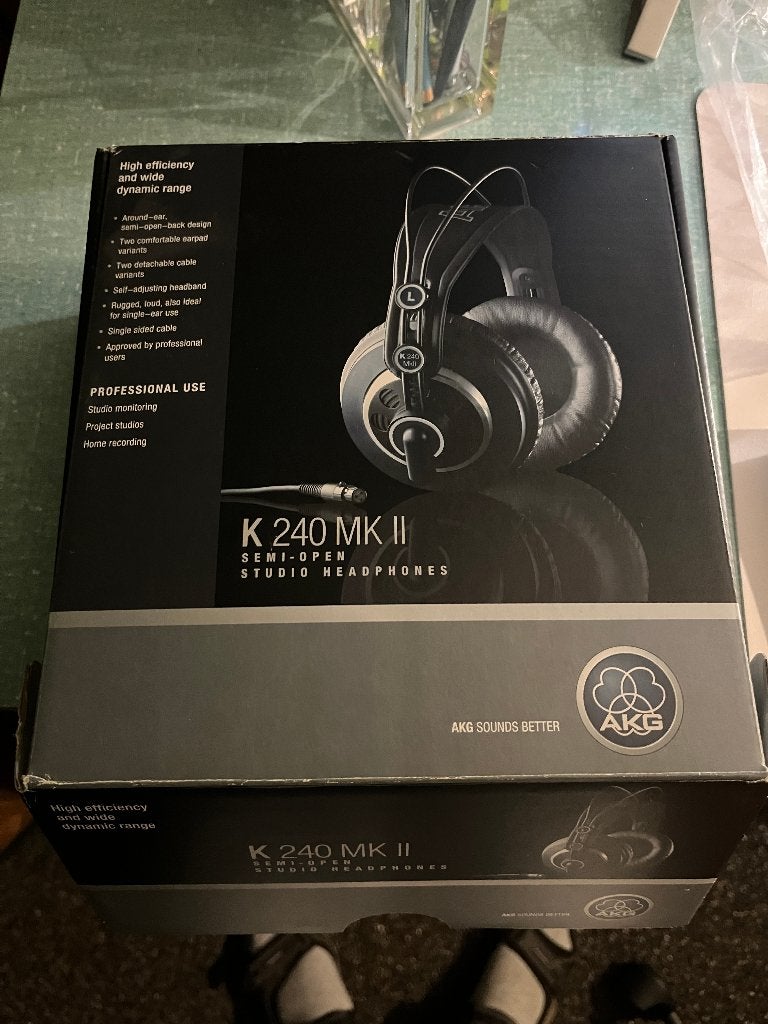 AKG K 240 MK II, Enlèvement ou Envoi, AKG, Circum-auriculaire, Noir