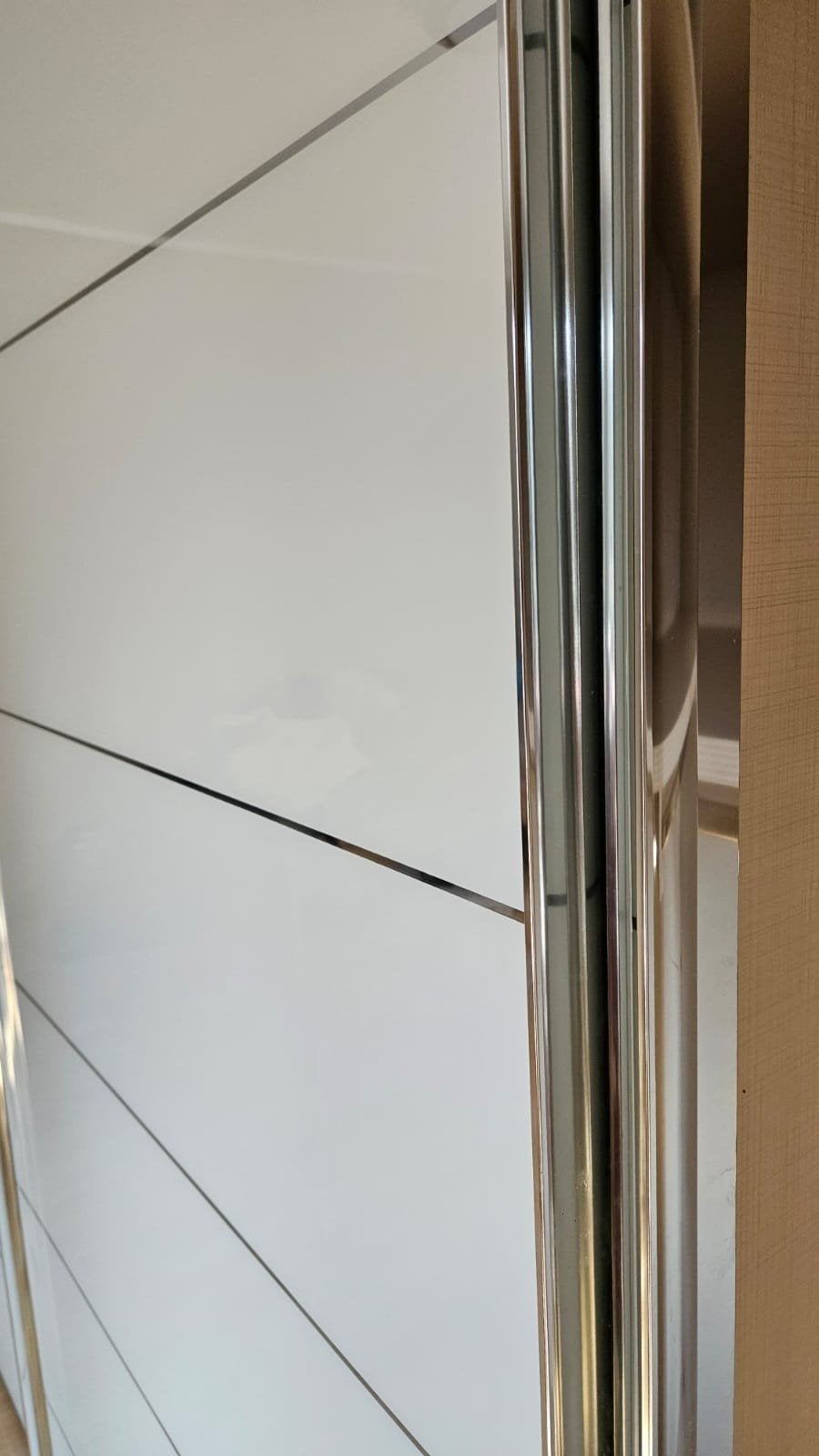 Grote kleerkast met glazen schuifdeuren, Huis en Inrichting, Ophalen, 200 cm of meer, Met deur(en), Overige houtsoorten