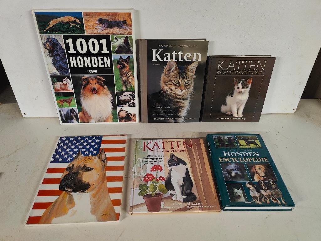 Lot boeken honden en katten, Boeken, Dieren en Huisdieren, Ophalen of Verzenden, Zo goed als nieuw, Honden