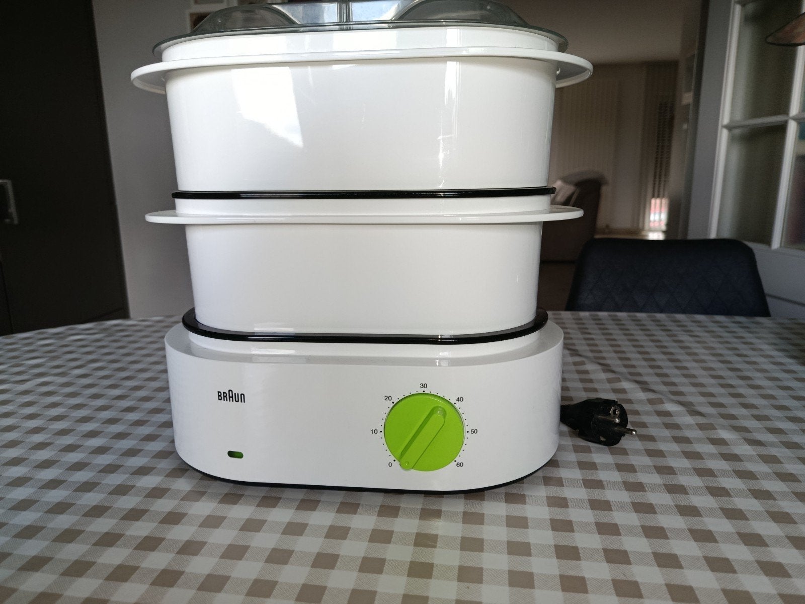 cuisseur à vapeur Braun avec accessoires, Electroménager, Vapeurs, Enlèvement, Comme neuf