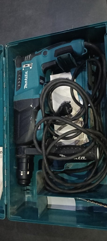 Makita boorhamer, Ophalen, 600 watt of meer, Boor- en/of Breekhamer, Zo goed als nieuw