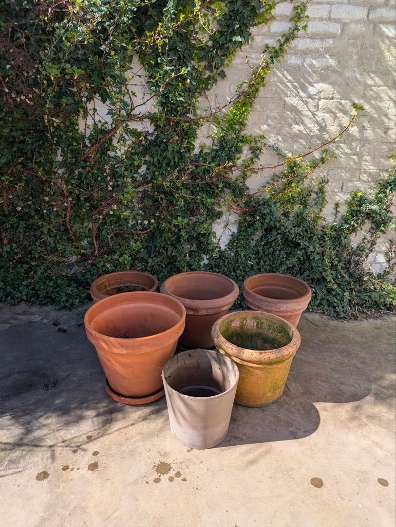 Set terracotta grote potten, Ophalen, Terracotta